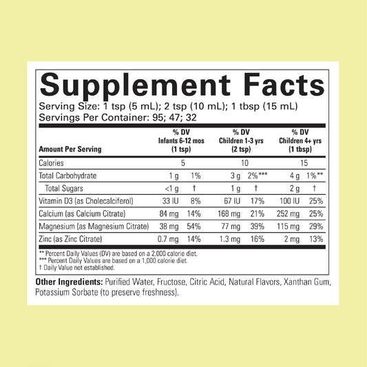ChildLife Essentials orange flavor bottle provides easy dosing for picky eaters.