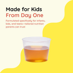 CHILDLIFE ESSENTIALS orange-flavored vitamin C appeals to kids