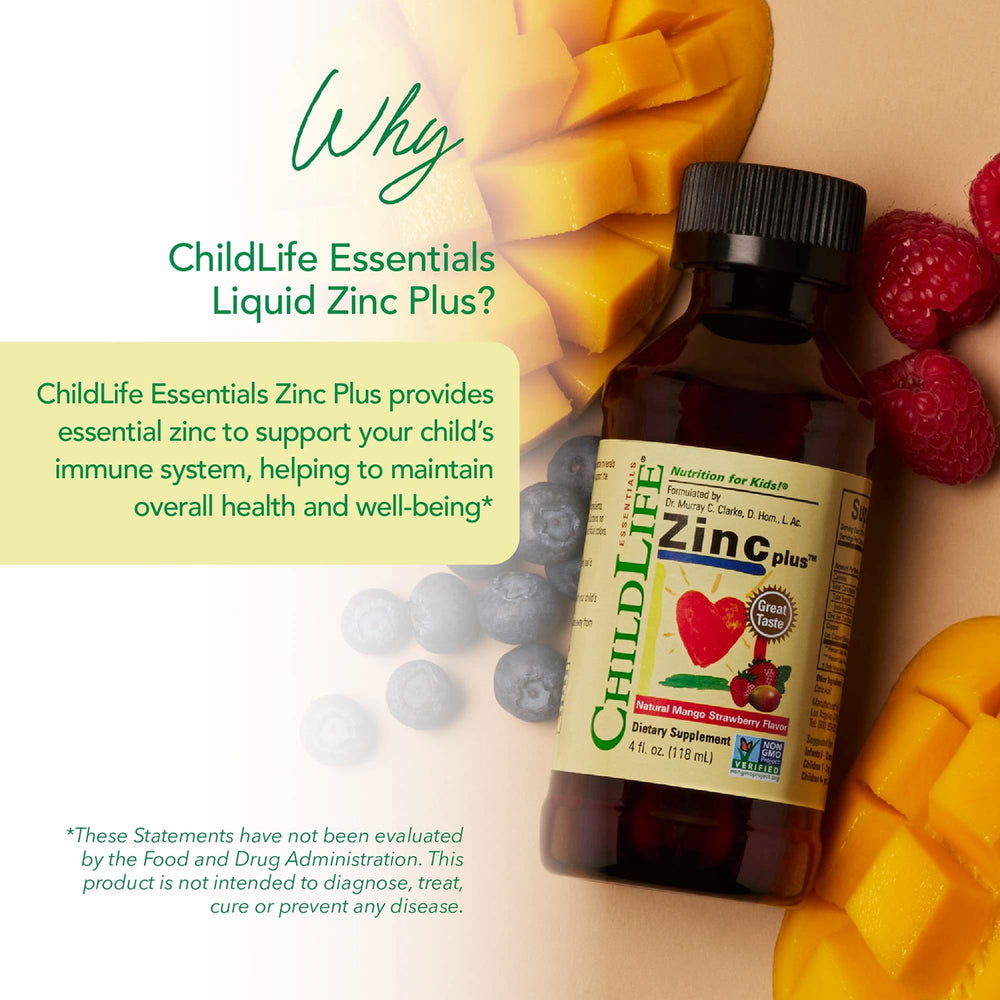 ChildLife Essentials Mango Strawberry flavor appeals to kids during dosing