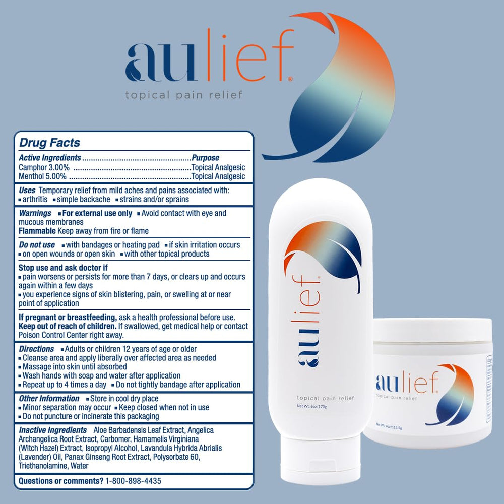 16-ounce pump bottle of China-Gel Aulief ready for home use.