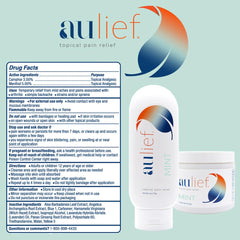 China-Gel Aulief cream massaged into skin for soothing relief