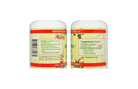 Hypertine capsules close-up by Chi’s Enterprise, convenient daily herbal support.