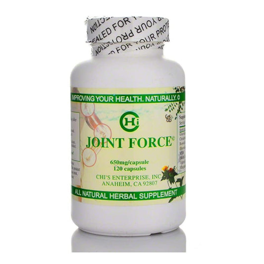 Chi's Enterprise Joint Force bottle with 120 capsules for daily joint support.