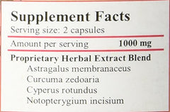 Chi's Enterprise Myomin Plus capsules close-up, highlighting dosage form for easy daily use.