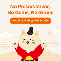 Chogong Easy Care Omega-3 cat-lick-action captures easy feeding moments.