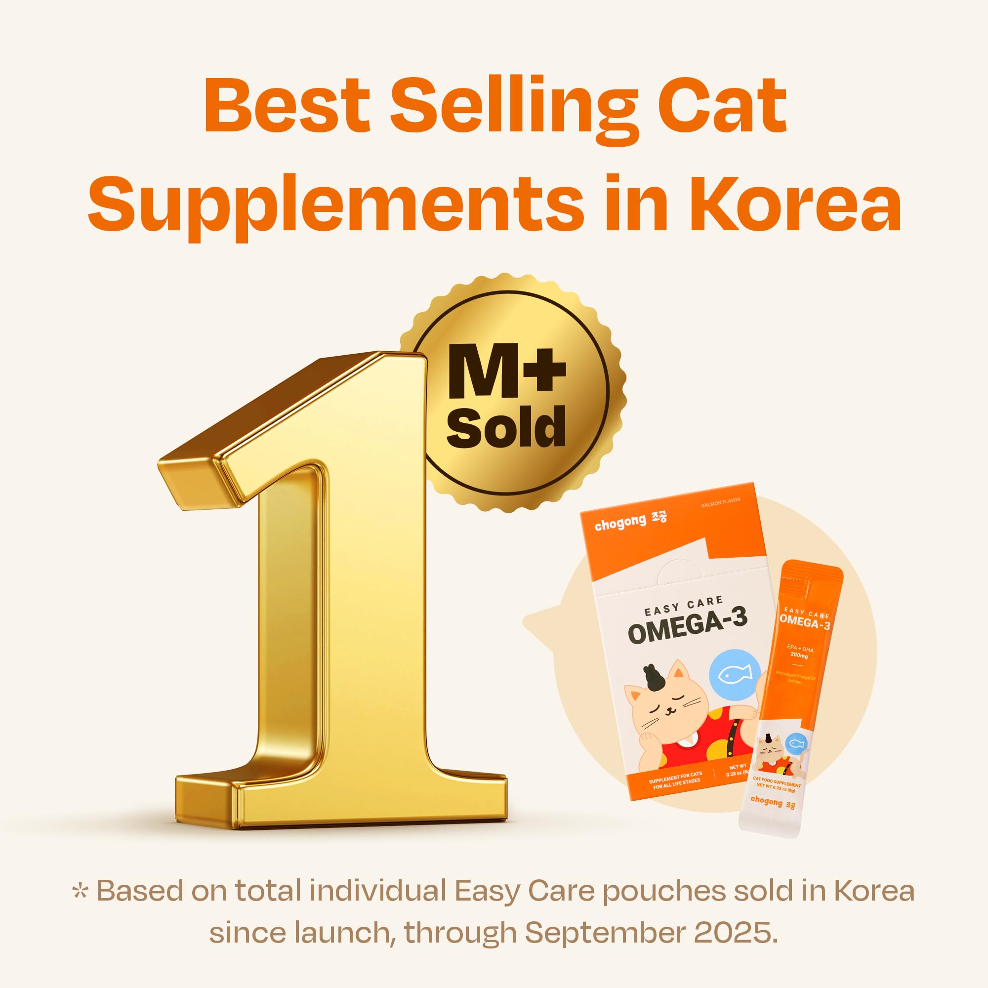 Chogong Easy Care Omega-3 tube feeding by hand shows simple administration.