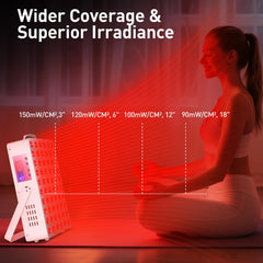 Cholas panel with adjustable brightness and timer controls for flexible sessions.