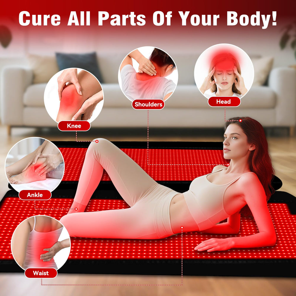 Cholas red light therapy mat flat surface for traditional full-body treatment.