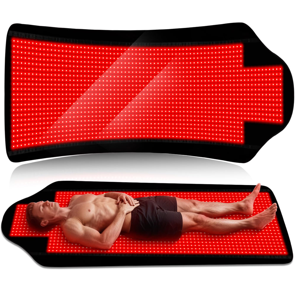 Cholas red light mat illustrates even LED layout for uniform glow.