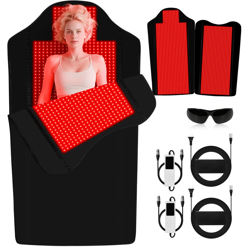 Cholas red light therapy mat wrap-around for immersive full-body sessions.
