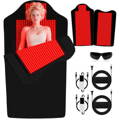 Cholas red light therapy mat wrap-around for immersive full-body sessions.