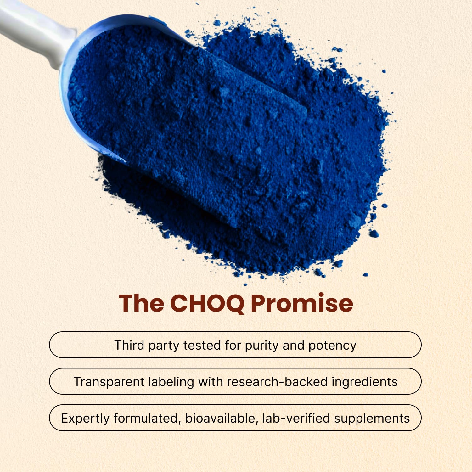 CHOQ Chad Mode powder close-up highlights fine texture for easy blending.
