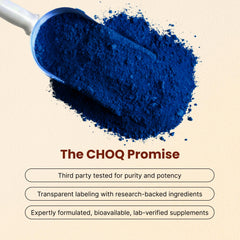 CHOQ Chad Mode powder close-up highlights fine texture for easy blending.