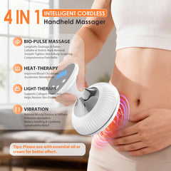 Choufaly anti cellulite massage tool held in hand for targeted treatment areas.