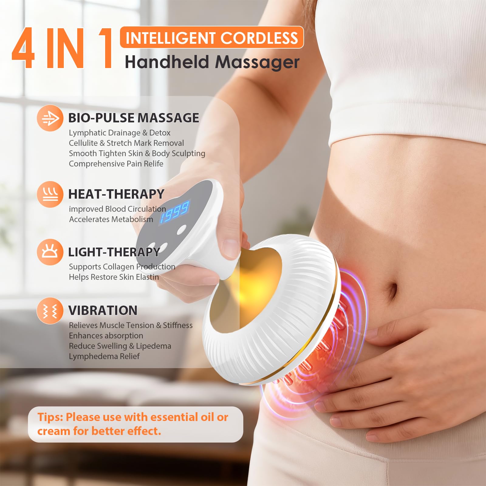 Choufaly anti-cellulite tool side view highlights skin tightening possibility.