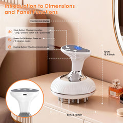 Choufaly rechargeable wireless massage device displayed on a clean surface.