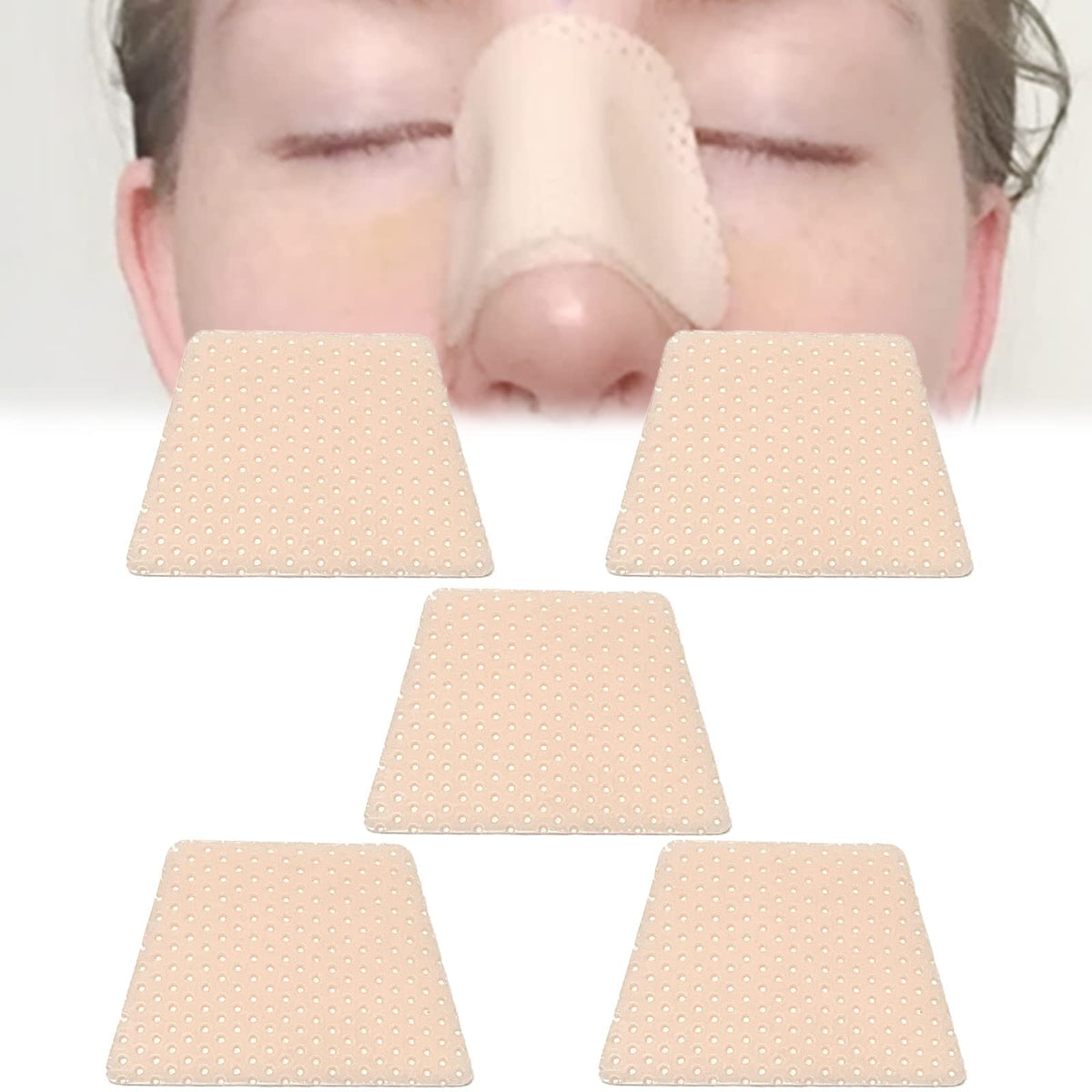 CHOYTONG thermoplastic nasal splint side view showing external nose support for post-procedure care