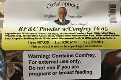 Christopher's BF&C Powder scoop ready for external use in daily routines.