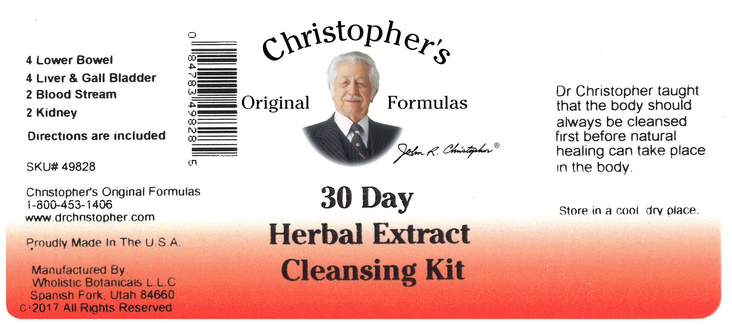 Christopher's Original Formulas cleansing kit: Liver and Gallbladder Formula bottle for routine wellness