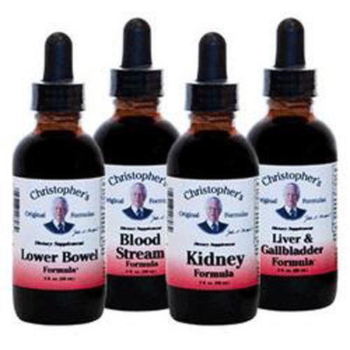 Christopher's Original Formulas cleansing kit: Lower Bowel Formula bottle for daily digestive comfort