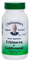 Christopher's Original Formulas Echinacea and Goldenseal bottle for daily wellness