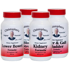 Christopher's Original Formulas herbal cleansing kit box and bottles for easy daily use