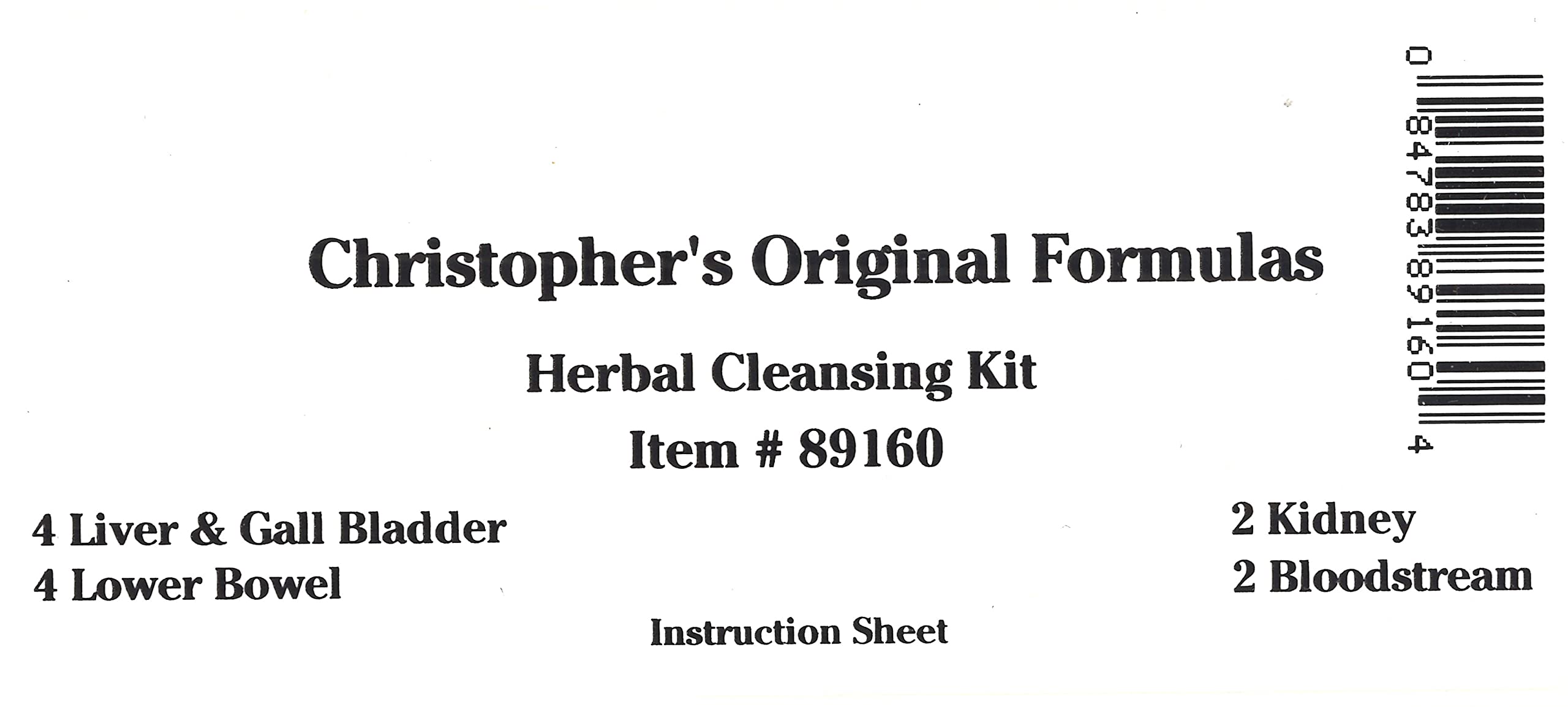 Christopher's Original Formulas herbal capsules close-up for a flexible cleanse routine