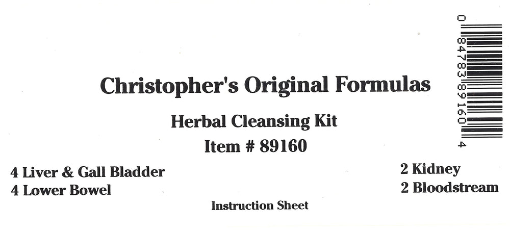 Christopher's Original Formulas herbal capsules close-up for a flexible cleanse routine