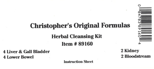 Christopher's Original Formulas herbal capsules close-up for a flexible cleanse routine