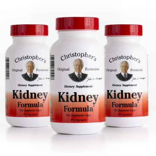 Christopher's Original Formulas Kidney Formula bottle front view promotes urinary balance.