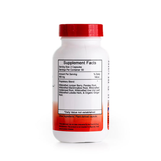 Christopher's Original Formulas Kidney Formula capsules close up for convenient daily support.