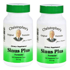 Christopher's Original Formulas Sinus Plus bottle for daily herbal wellness.