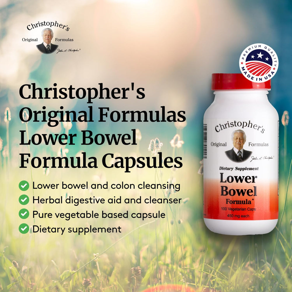 Christopher's Original Formulas six-pack packaging ready for routine bowel care.