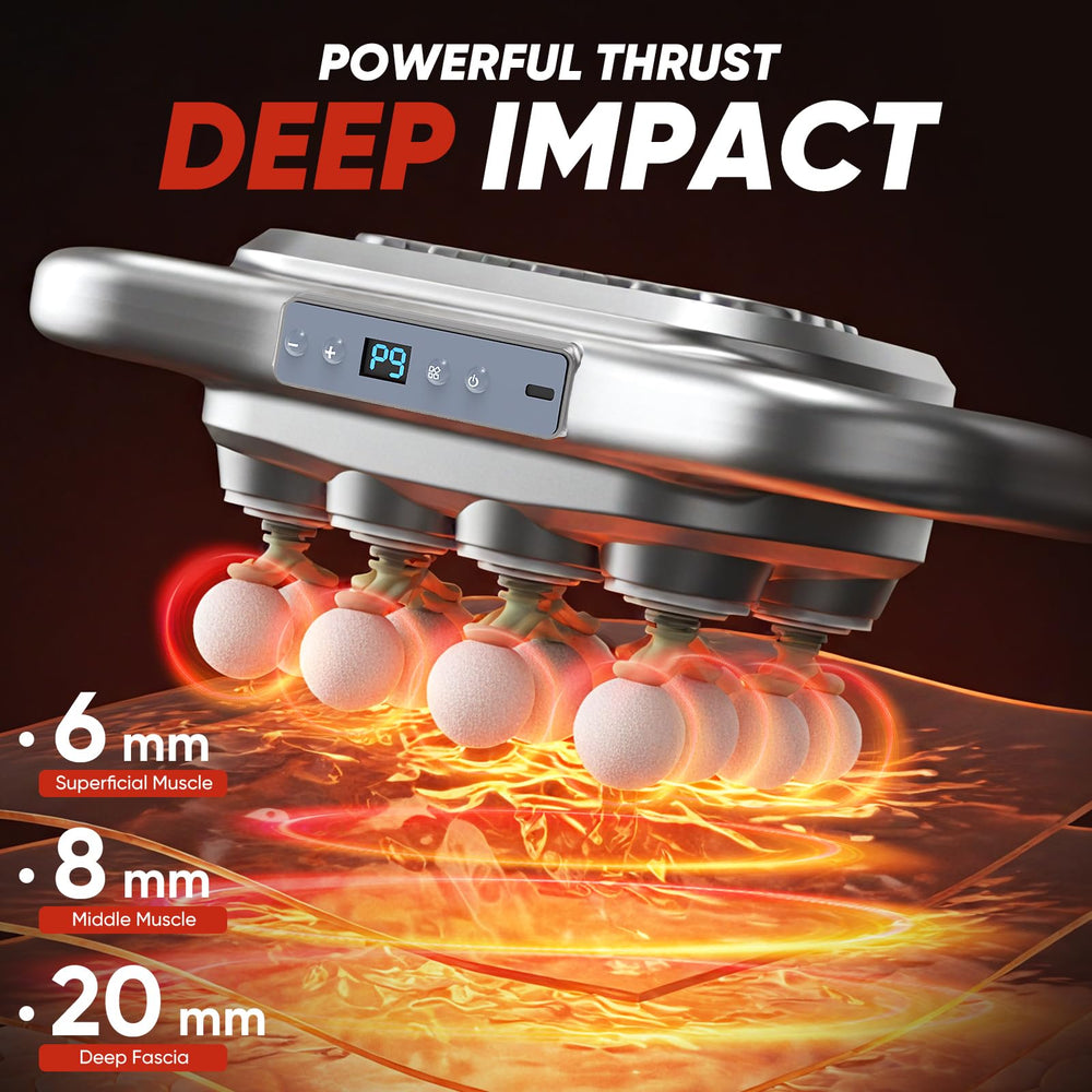 Chufa ultra-quiet massage gun with brushless motor for home use