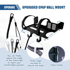 CHZHWFDC CPAP 180-degree gooseneck offers flexible positioning for comfort
