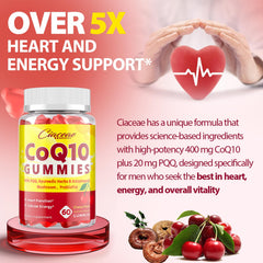 Ciaceae CoQ10 gummies probiotic label for gut wellness