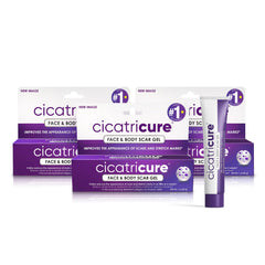 Cicatricure Advanced Scar Gel bottle for daily scar care.