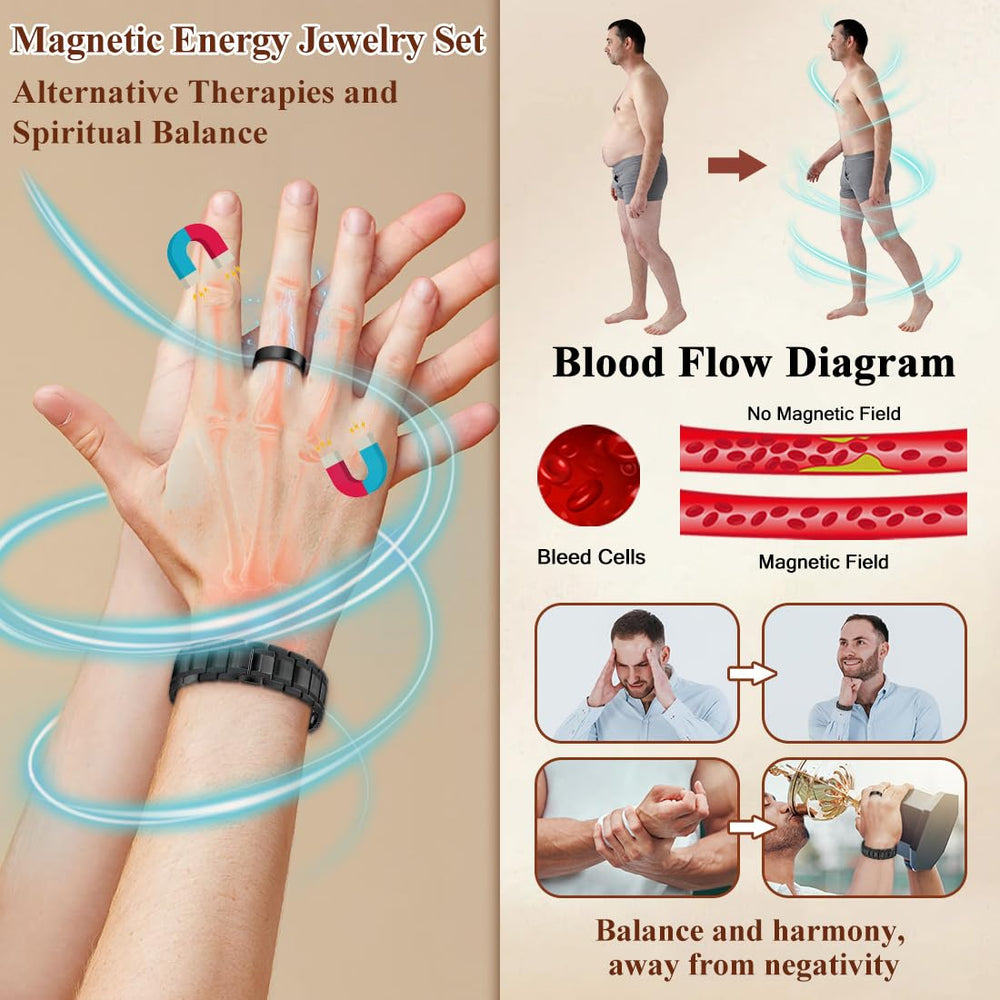 Cigmag copper bracelet with sizing tool for easy on wrist resizing.
