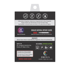 Cigtrus cravings management tool offering nicotine-free alternatives.