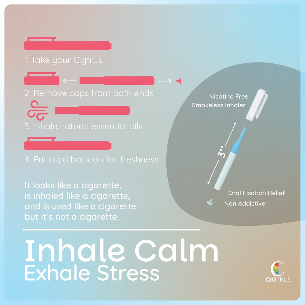 Cigtrus essential oils infusion delivers a natural aroma inhalation.