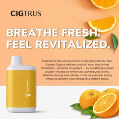 Cigtrus O₂ inhaler blueberry compact size for pocket carry.