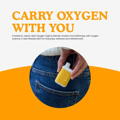 Cigtrus O₂ inhaler blueberry in-pocket use for daily refresh.