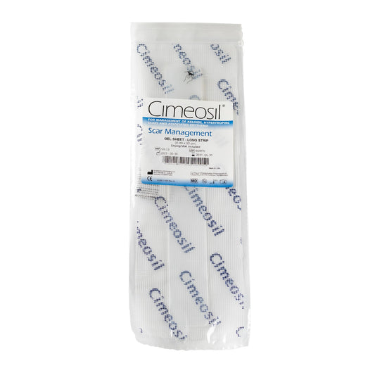 Cimeosil Gel Sheet long strip on scar for discreet daily scar management