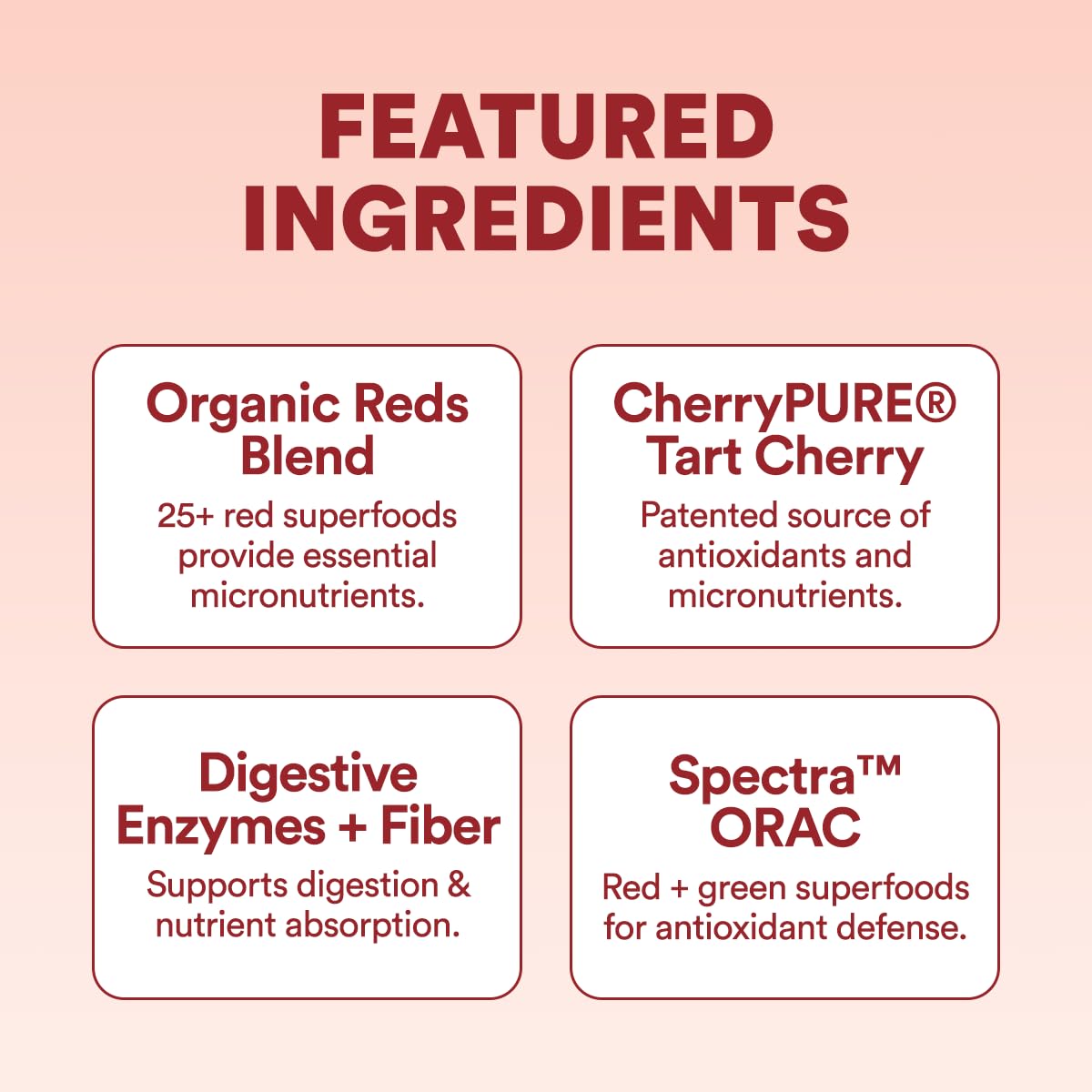 Cira Glow-Getter Reds cranberry-extract close-up highlighting antioxidant-rich ingredients.