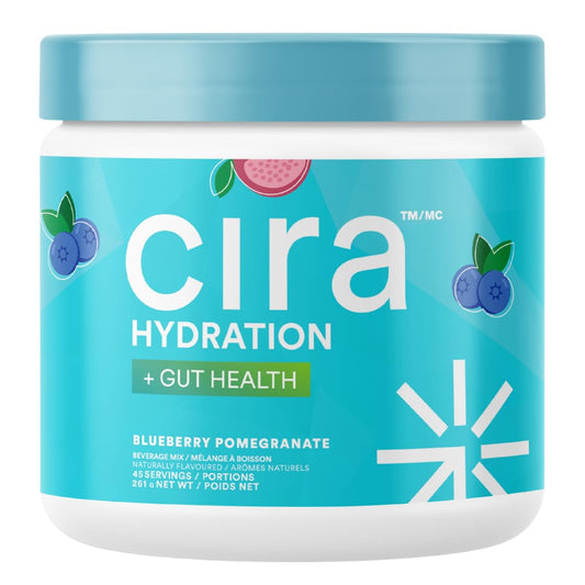 Cira Hydration Gut Health bottle ready for daily hydration and gut support.