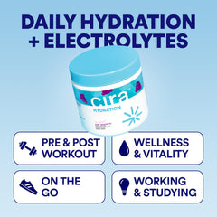 Cira Hydration Very Grapeful glass highlights refreshing grapefruit flavor.