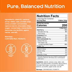 Circ Energy Bites close-up of peanuts and dates highlights wholesome ingredients