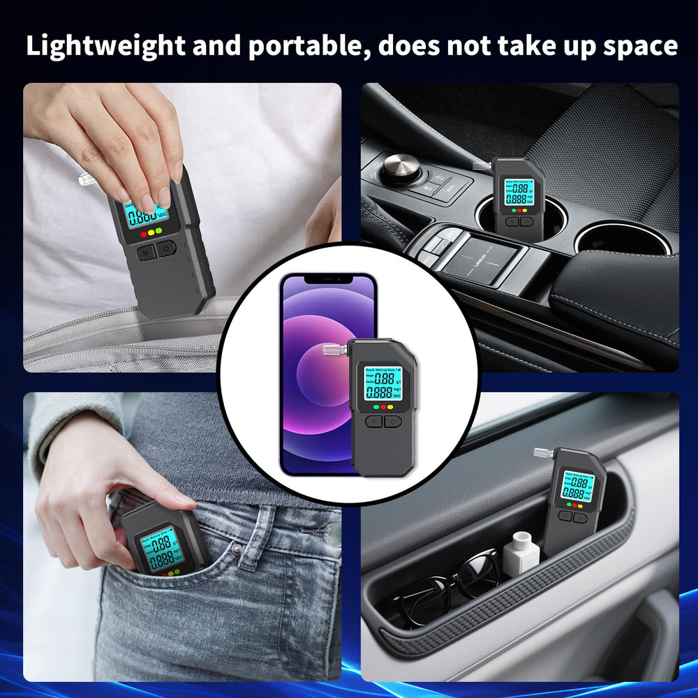 CJC Pro Breathalyzer ideal for on-the-go driver checks.