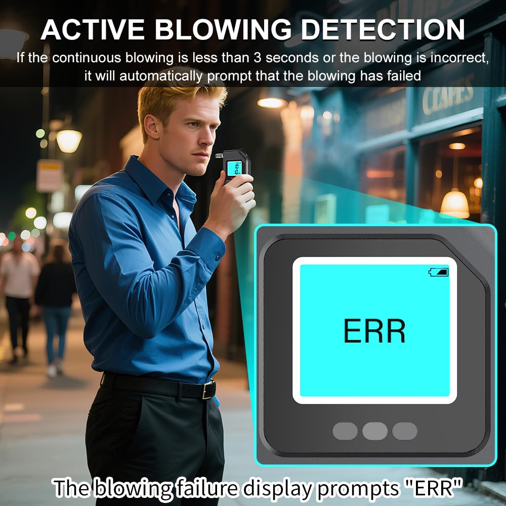 CJC Pro Breathalyzer portable wallet size fits easily in pockets.