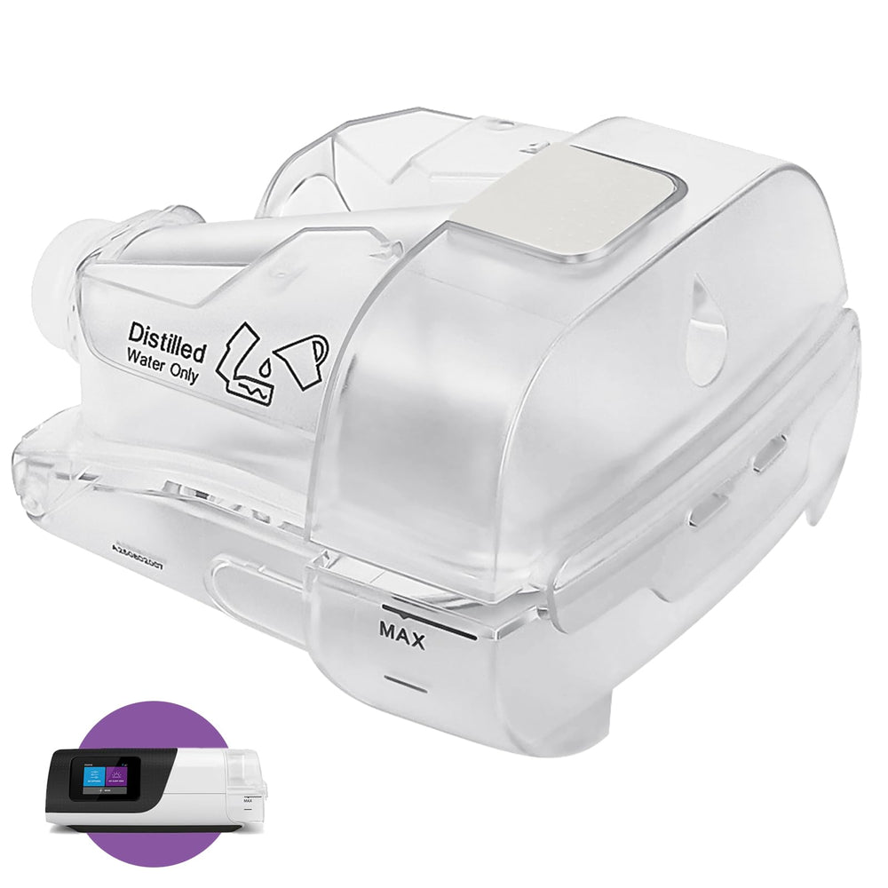 CKNET water chamber for AirSense 11 with secure seal supporting quiet nightly use.